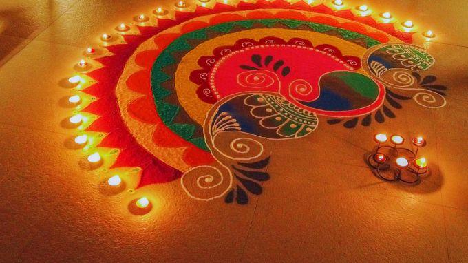 Auspicious Rangoli Design