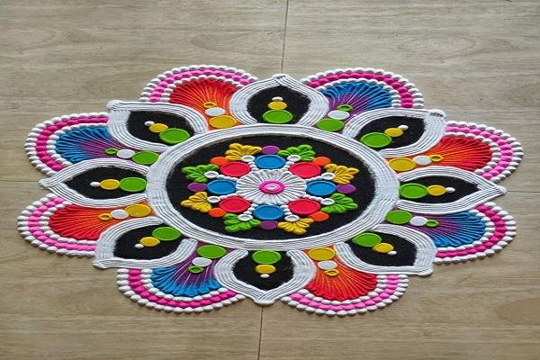 Starburst Rangoli