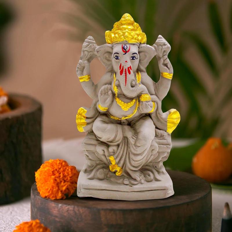 TIED RIBBONS Eco Friendly Ganesha Idol