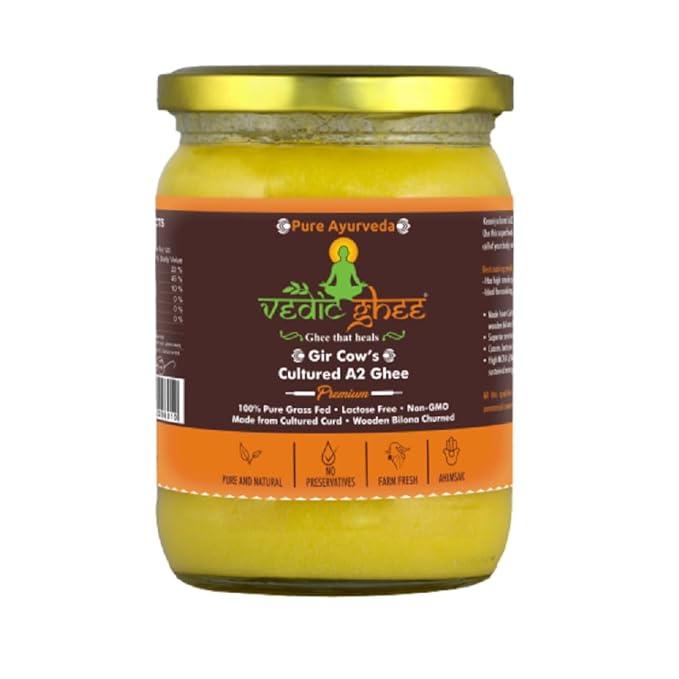 Vedic Ghee Premium A2 Gir Cow Cultured Desi Ghee