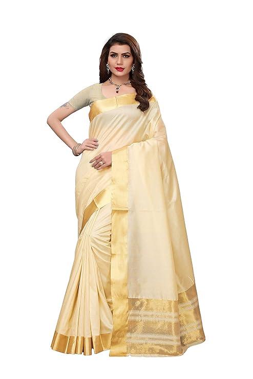 Yashika Women Cotton Saree Onam